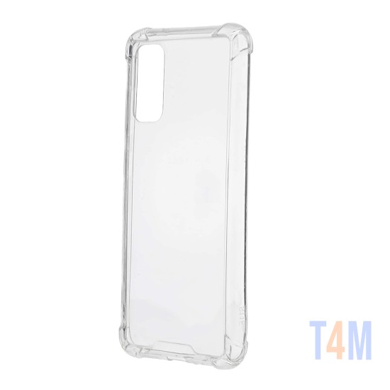 Capa de Silicone com Cantos Duras para Samsung Galaxy S11 Lite/S11e Transparente